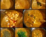 A picture of step 4 of Paneer masaledar.