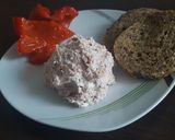 Ricottás-medvehagymás sonkakrém recept fázis 3 fotója