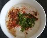 A picture of step 8 of Walnut paneer stuffed Dahi Vada.