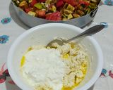 Φωτογραφία βήματος 3 της συνταγής Καλοκαιρινά λαχανικά στο φούρνο με τυρί κότατζ (gjiza) και γιαούρτι