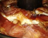 A picture of step 4 of Rice Timbale with Smoked Scamorza and Speck.