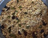 A picture of step 3 of Seed and raisin flapjack.
