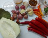 Foto langkah ke 1 dari resep Lodeh Pepaya Muda.