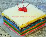 Foto langkah ke 12 dari resep Rainbow cake kukus ny.liem empuk enak wangi.