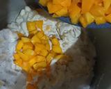 A picture of step 3 of Mango macaroni salad.