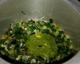 ग्रीन ओनियन आणि तुरीच्या दाण्याची भाजी ( green onion ani turichya danyachi bhaaji recipe in marathi रेसिपी स्टेप 2 फोटो 
