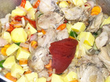 Filete de cerdo con papa y zanahoria
