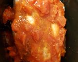 A picture of step 3 of My Slow Cooked Beef in a little spicy mix with a lovely Sauce.