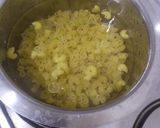 A picture of step 1 of Macaroni paste.
