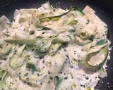 Une image de l'étape 1 de Dos de cabillaud en robe de tagliatelles de courgettes sur un lit de légumes d’été.