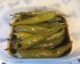 Une image de l'étape 5 de Piments verts au balsamique,olive et citron.