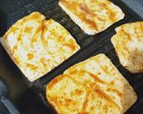 A picture of step 3 of Paneer burger.