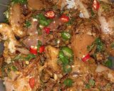A picture of step 2 of Shehanshahi Biryani.