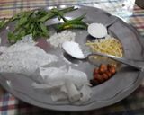 A picture of step 1 of Falahari chivda.