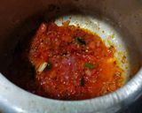 A picture of step 1 of Potato Curry.