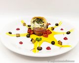Foto del passaggio 7 della ricetta Turbante di branzino con patate e zafferano