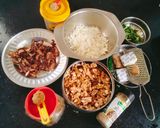 A picture of step 1 of Walnut paneer malai Kebabs.