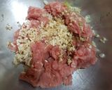 A picture of step 2 of Steamed Pork With Salted Fish.