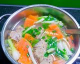 Hình bước làm 2 của món Canh sườn non hầm đu đủ