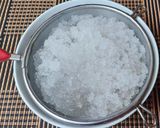 Hình bước làm 1 của món Nước MỦ TRÔM-HẠT CHIA đường phèn