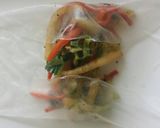 A picture of step 3 of Bo Bia Spring Roll.