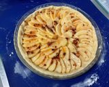 Une image de l'étape 7 de Tarte fine pommes cranberries / pâte sablée crème et vanille.