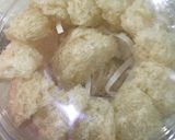 Hình bước làm 1 của món Yến chưng đường phèn