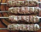 A picture of step 2 of California Farm Koobideh Kebab.