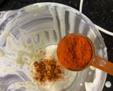 A picture of step 5 of Tawa Chicken Chathak boti.