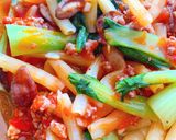 Hình bước làm 6 của món Nui xào thịt bò