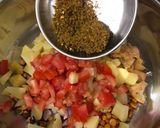 A picture of step 3 of Sukhi Bhel.
