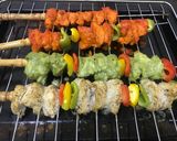 A picture of step 6 of Tricolour Chicken Tikka.
