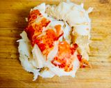 A picture of step 6 of Vegetable salad with lobster.