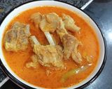 A picture of step 2 of Mutton salan.