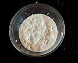 A picture of step 1 of Spider-web Glazed Donuts 🍩.