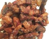 A picture of step 1 of Spaghetti alla Gricia with Figs.