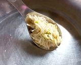 A picture of step 2 of Pink paratha made with soy flour.