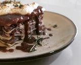 Foto del paso 16 de la receta Lasaña de cordero estofado con bechamel de queso trufado