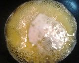 A picture of step 9 of Peppery chicken with a plum glaze.