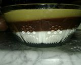 A picture of step 4 of Layered Muhallabia.