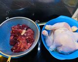 Töltött csirkecomb recept fázis 1 fotója