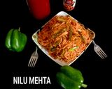 स्पाइसी चिल्ली नूडल्स (Spicy chilli noodles recipe in hindi) रेसिपी चरण 3 फोटो