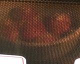 A picture of step 5 of Red Velvet Crinkle Cookies.