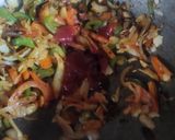 A picture of step 6 of Chowmein.