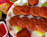 लेफ्टओवर छोले ओट्स वेज कटलेट (Left over chole oats veg cutlet recipe in Hindi) रेसिपी चरण 17 फोटो