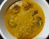 A picture of step 5 of Lauki kofta curry.
