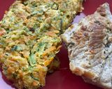 Foto del paso 4 de la receta: Tortilla de zapallo italiano/zanahoria