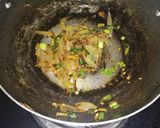 A picture of step 4 of Manipur style alu kangmet.