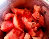 A picture of step 1 of Watermelon Rose Condensed Milk Ice cream - Summer Special.