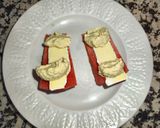 Foto del paso 3 de la receta: Canape de Sandía, Queso Brie, Hummus y Pipas